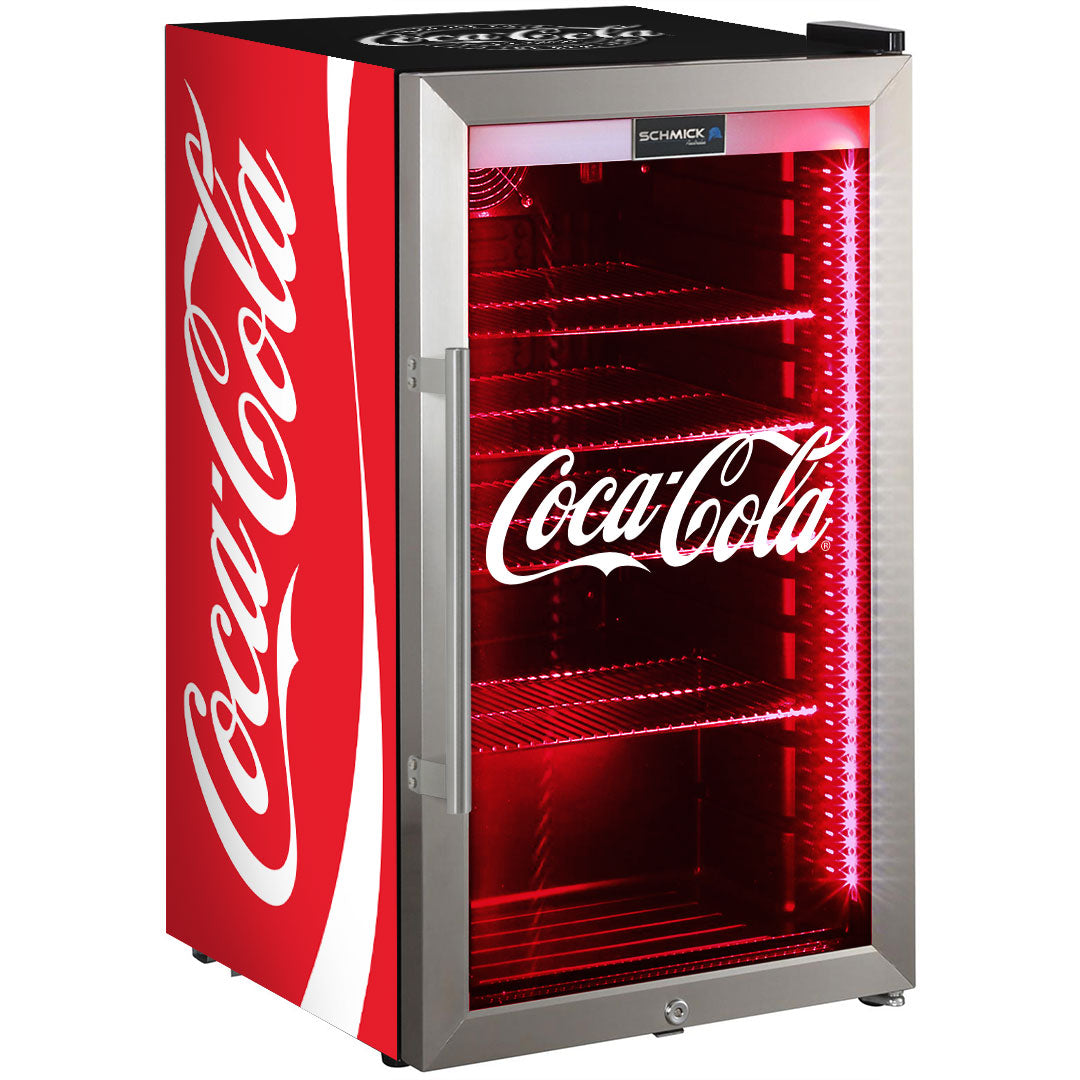 Coca-Cola Outdoor Triple Glazed Alfresco Bar Fridge With Led Strip Lights | Retrocade - Image 2