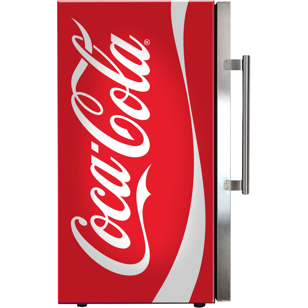 Coca-Cola Outdoor Triple Glazed Alfresco Bar Fridge With Led Strip Lights | Retrocade - Image 13