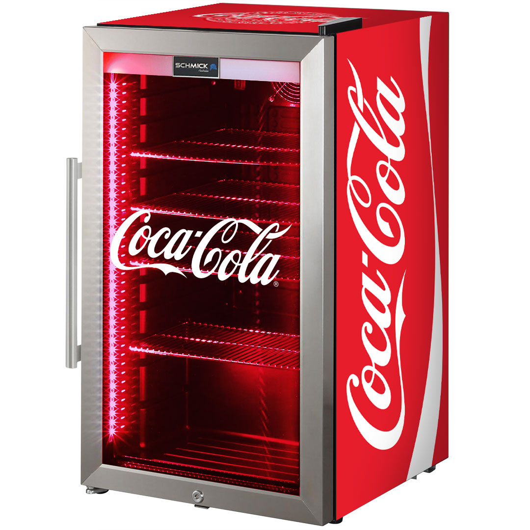 Coca-Cola Outdoor Triple Glazed Alfresco Bar Fridge With Led Strip Lights | Retrocade - Image 8