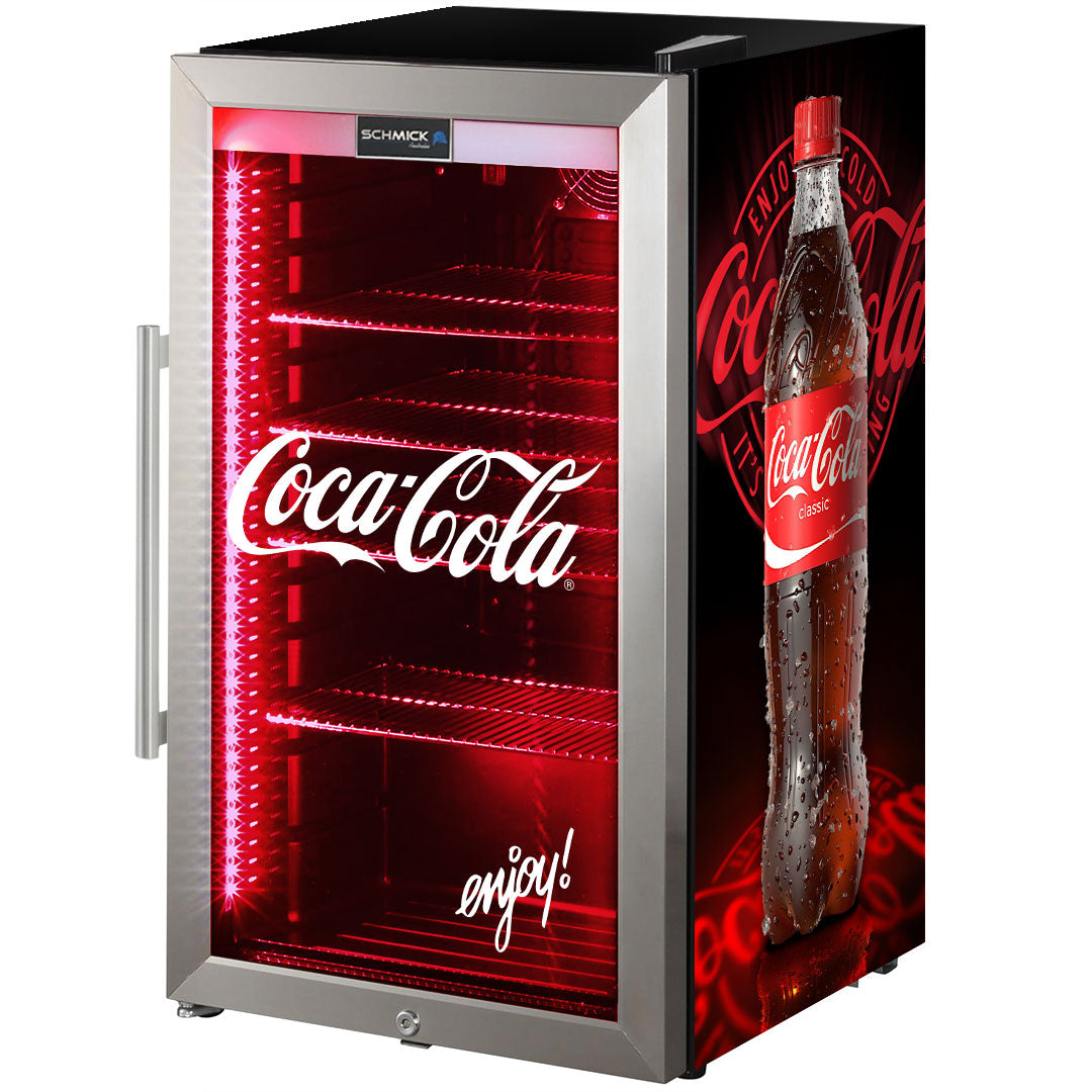 Coca-Cola Outdoor Triple Glazed Alfresco Bar Fridge With Led Strip Lights | Retrocade - Image 10