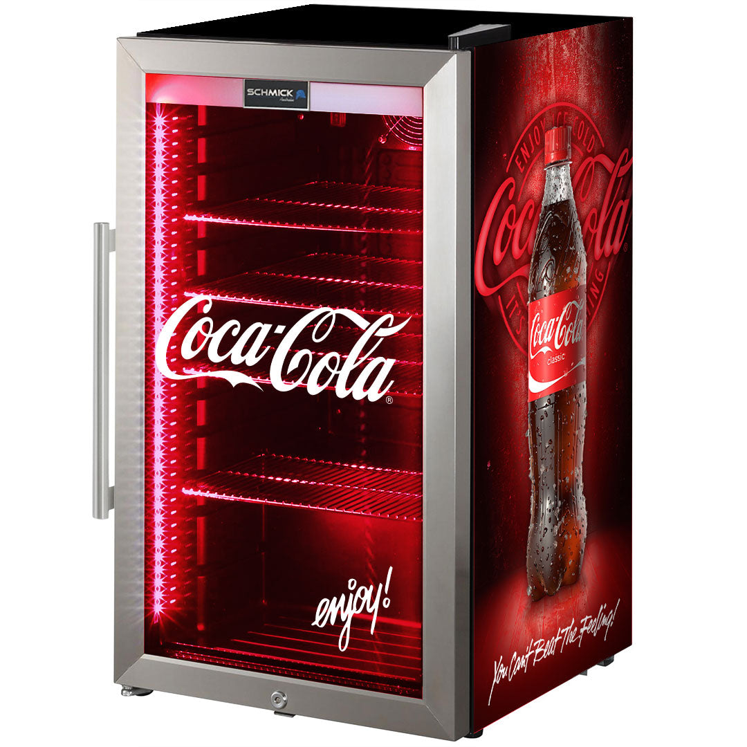 Coca-Cola Outdoor Triple Glazed Alfresco Bar Fridge With Led Strip Lights | Retrocade - Image 11