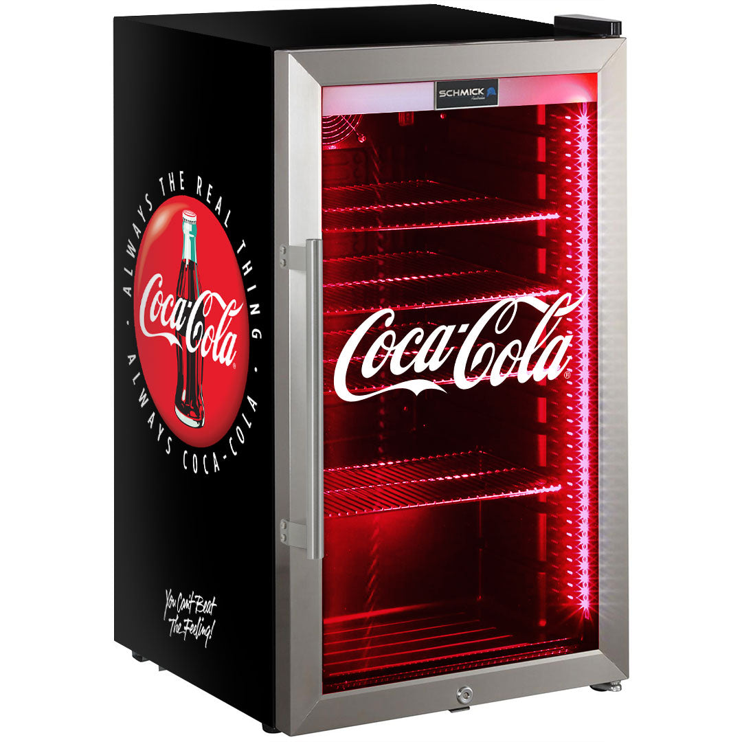 Coca-Cola Outdoor Triple Glazed Alfresco Bar Fridge With Led Strip Lights | Retrocade - Image 5