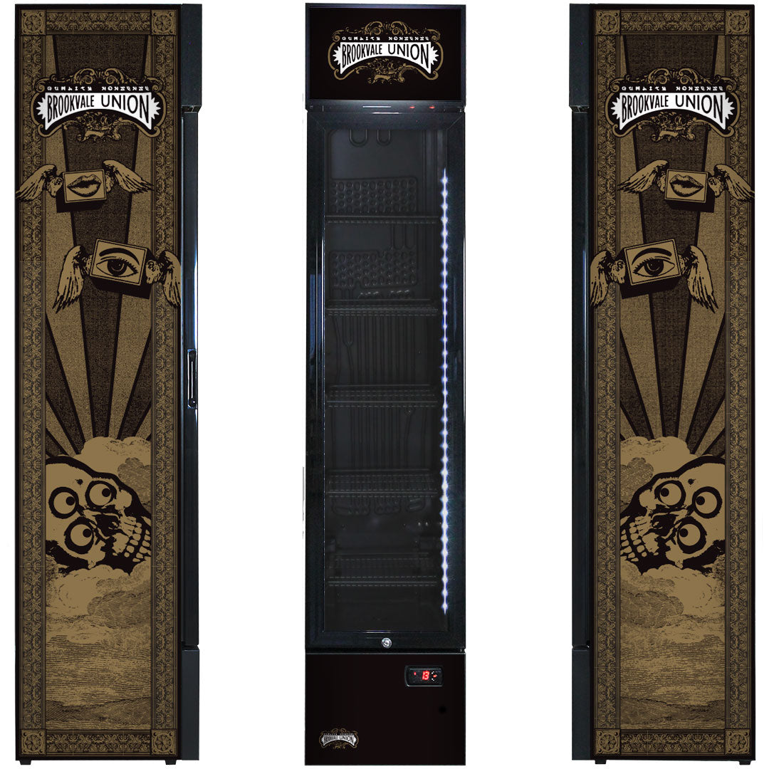 brookvale union Brookvale Union Branded Skinny Upright Bar Fridge - Model SS-P160-BVU | Retrocade - Image 5