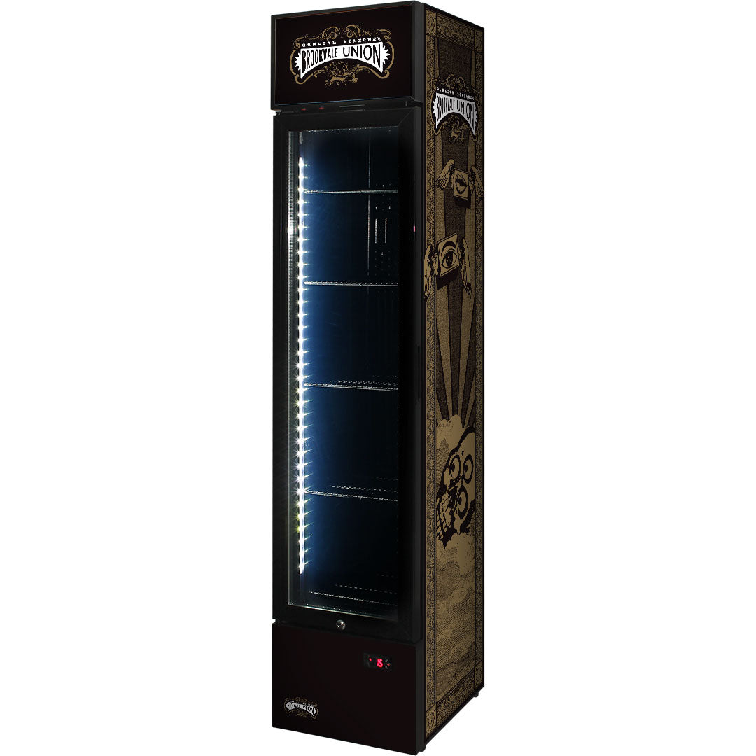 brookvale union Brookvale Union Branded Skinny Upright Bar Fridge - Model SS-P160-BVU | Retrocade - Image 6