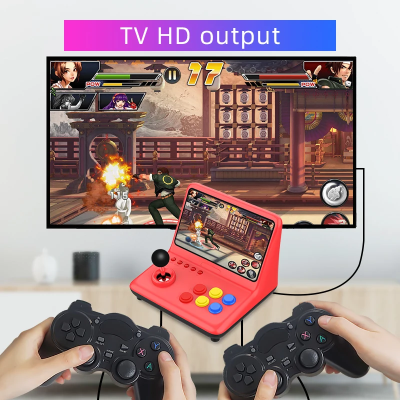 9-Inch IPS Arcade Game Console – 5000 Games Dual Joystick - Image 6
