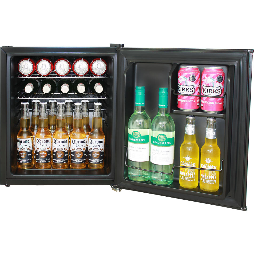 brookvale union Brookvale Union Design Vintage Mini Bar Fridge With Opener - Model BC46B-BVU | Retrocade - Image 13