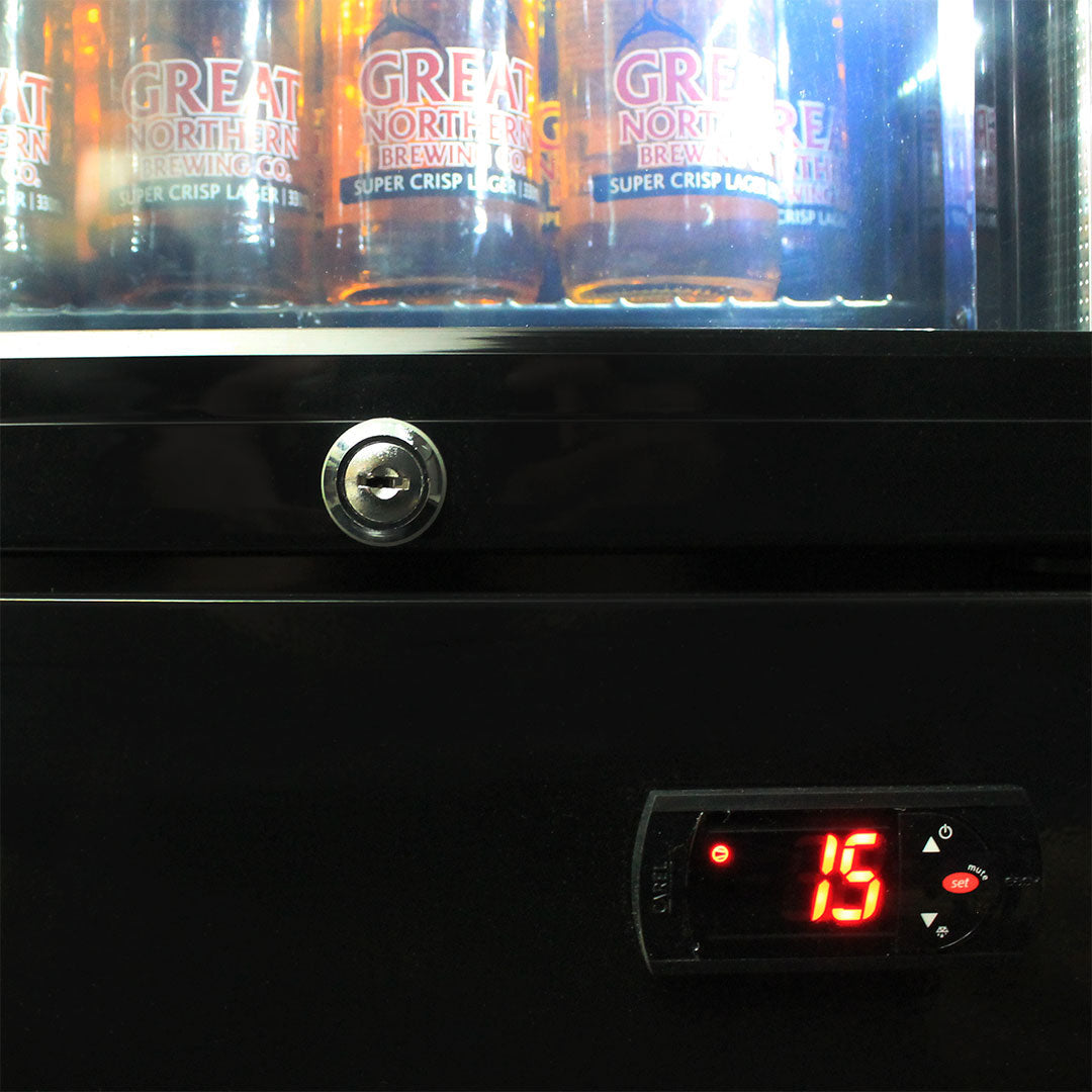 dino Dino Fuel Pump Branded Skinny Upright Bar Fridge - Model SS-P160-FP-DINO | Retrocade - Image 8