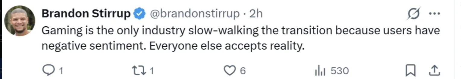 Brandon Stirrup Tweets