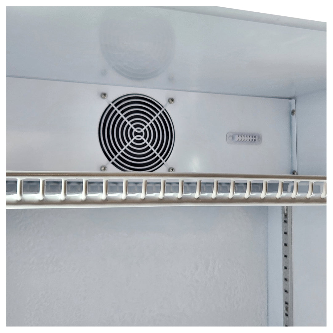 brookvale union Brookvale Union Upright Quiet Running Black Glass Door Bar Fridge - Model SC372B-BVU | Retrocade - Image 2