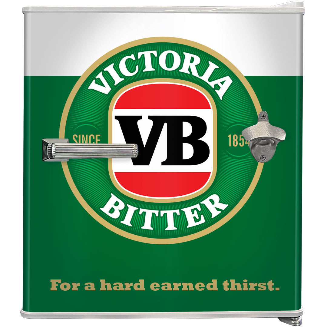 victoria bitter VB Retro Mini Bar Fridge 46Litre - Model BC46W-VB-V1 | Retrocade - Image 5
