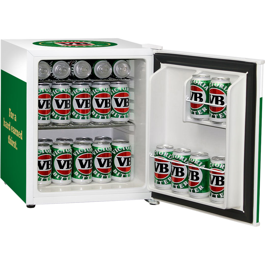 victoria bitter VB Retro Mini Bar Fridge 46Litre - Model BC46W-VB-V1 | Retrocade - Image 7