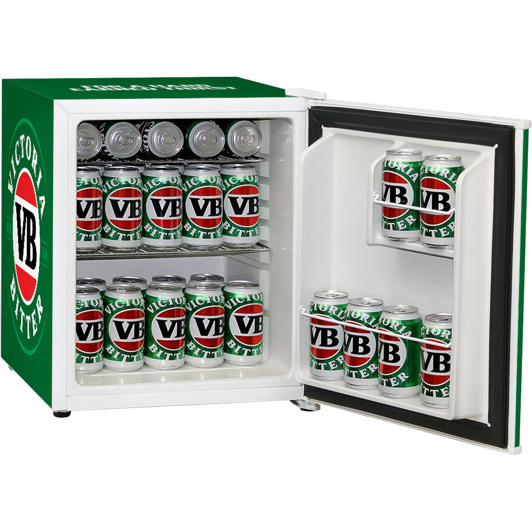 victoria bitter VB Retro Mini Bar Fridge 46 Litre With Opener - Model BC46W-VB-V2 | Retrocade - Image 8