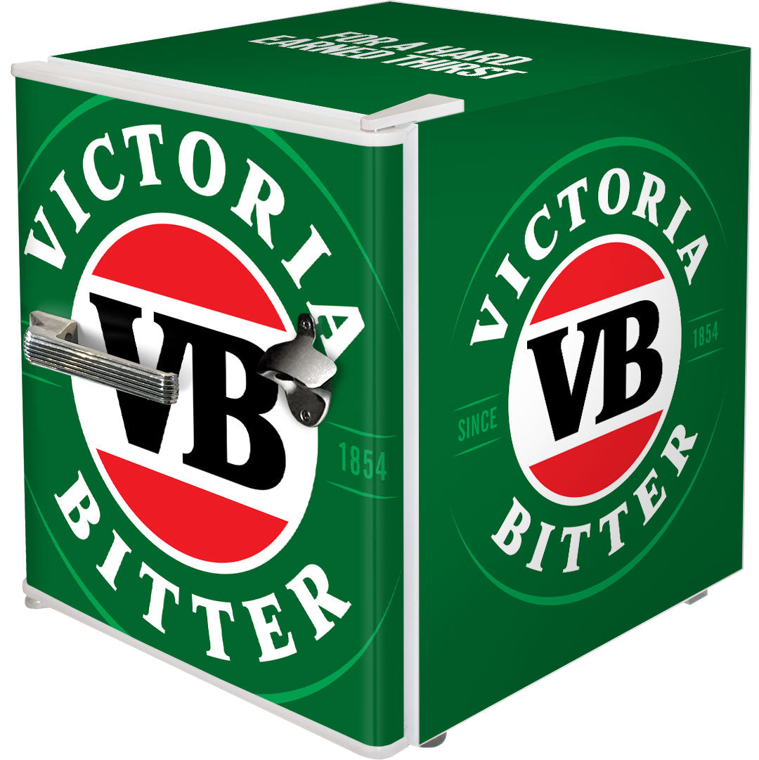 victoria bitter VB Retro Mini Bar Fridge 46 Litre With Opener - Model BC46W-VB-V2 | Retrocade - Image 7