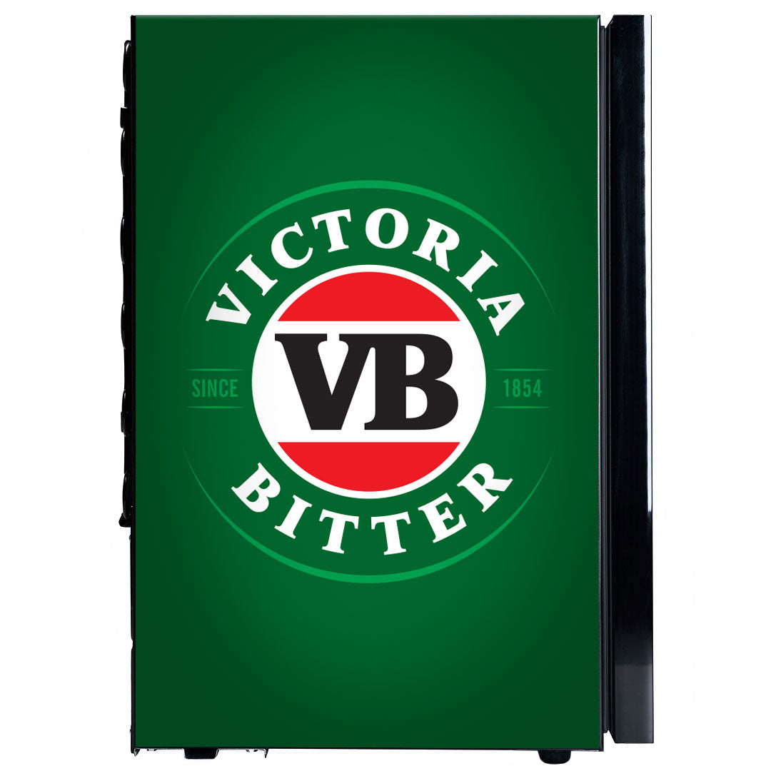 victoria bitter VB Branded Glass Door Bar Fridge With Cool Frosted Door Logo - Model SC70-B-VB-V1 | Retrocade - Image 4