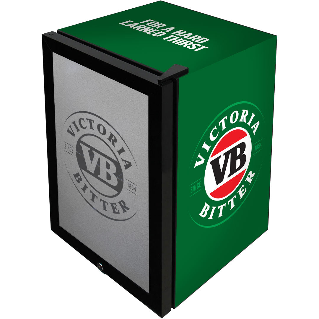 victoria bitter VB Branded Glass Door Bar Fridge With Cool Frosted Door Logo - Model SC70-B-VB-V1 | Retrocade - Image 10