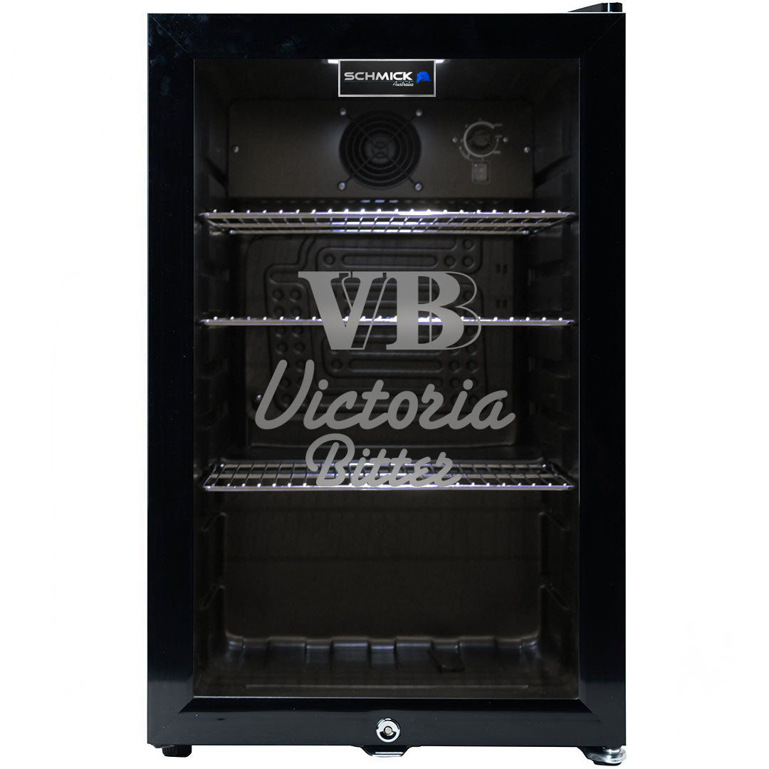victoria bitter VB Original Branded Glass Door Bar Fridge With Cool Frosted Door Logo - Model SC70-B-VB-V2 | Retrocade - Image 5