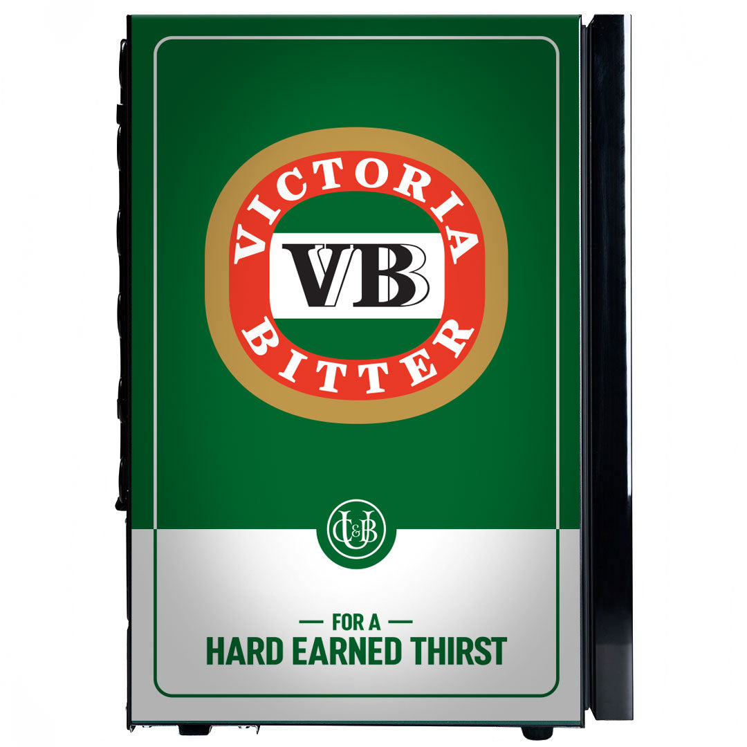 victoria bitter VB Original Branded Glass Door Bar Fridge With Cool Frosted Door Logo - Model SC70-B-VB-V2 | Retrocade - Image 6