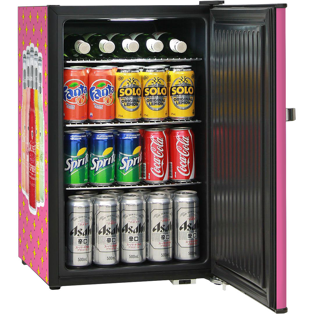 vodka cruiser Vodka Cruiser Official Designed Mini Bar Fridge 70 Litre Schmick Brand With Opener - Model BC70B-VC | Retrocade - Image 7