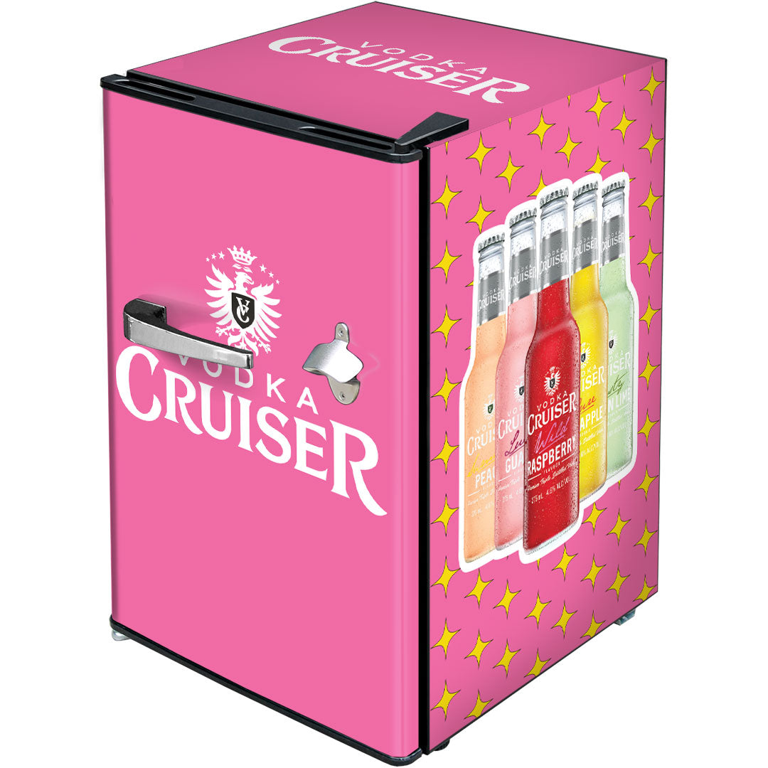vodka cruiser Vodka Cruiser Official Designed Mini Bar Fridge 70 Litre Schmick Brand With Opener - Model BC70B-VC | Retrocade - Image 5