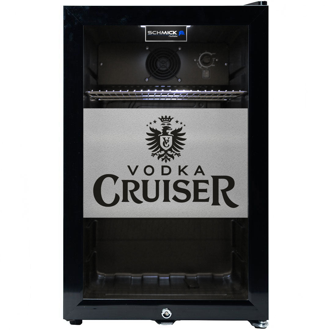 vodka cruiser Vodka Cruiser Official Designed Mini Bar Fridge 70 Litre Double Glazed - Model SC70-B-VC | Retrocade - Image 2