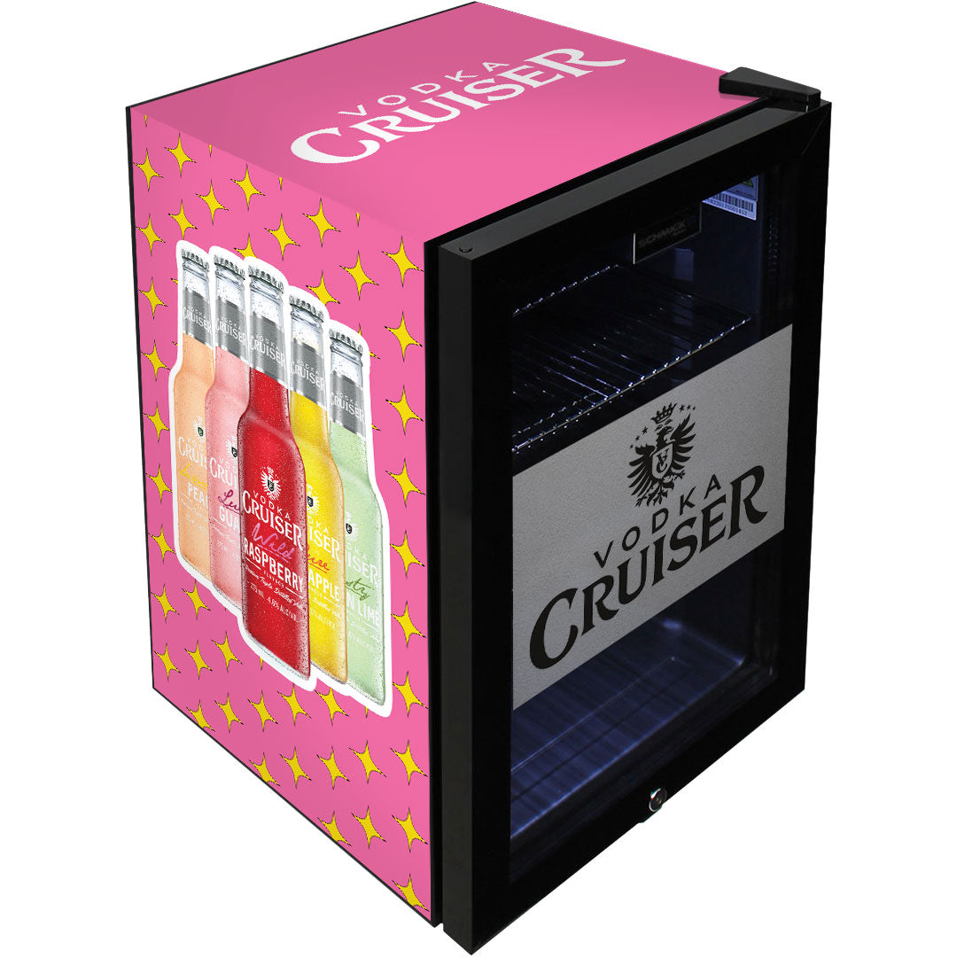vodka cruiser Vodka Cruiser Official Designed Mini Bar Fridge 70 Litre Double Glazed - Model SC70-B-VC | Retrocade - Image 6