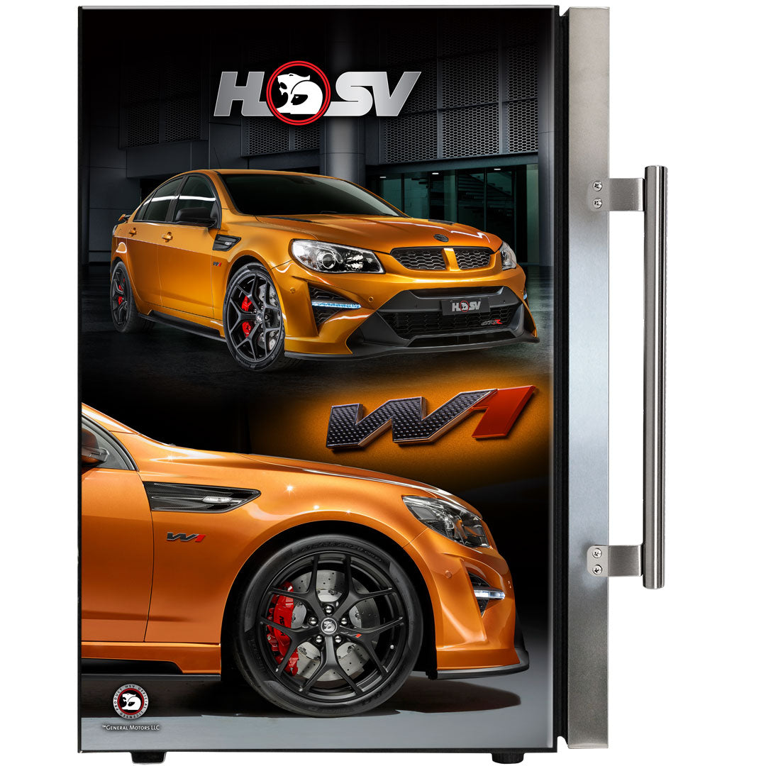 Holden HSV GTSR W1 branded bar fridge, Great gift idea! Add You Own Number Plate To Door! - Model SC70-SS-GTSR-W1 | Retrocade - Image 3