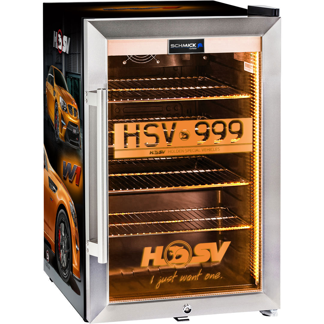 Holden HSV GTSR W1 branded bar fridge, Great gift idea! Add You Own Number Plate To Door! - Model SC70-SS-GTSR-W1 | Retrocade - Image 6