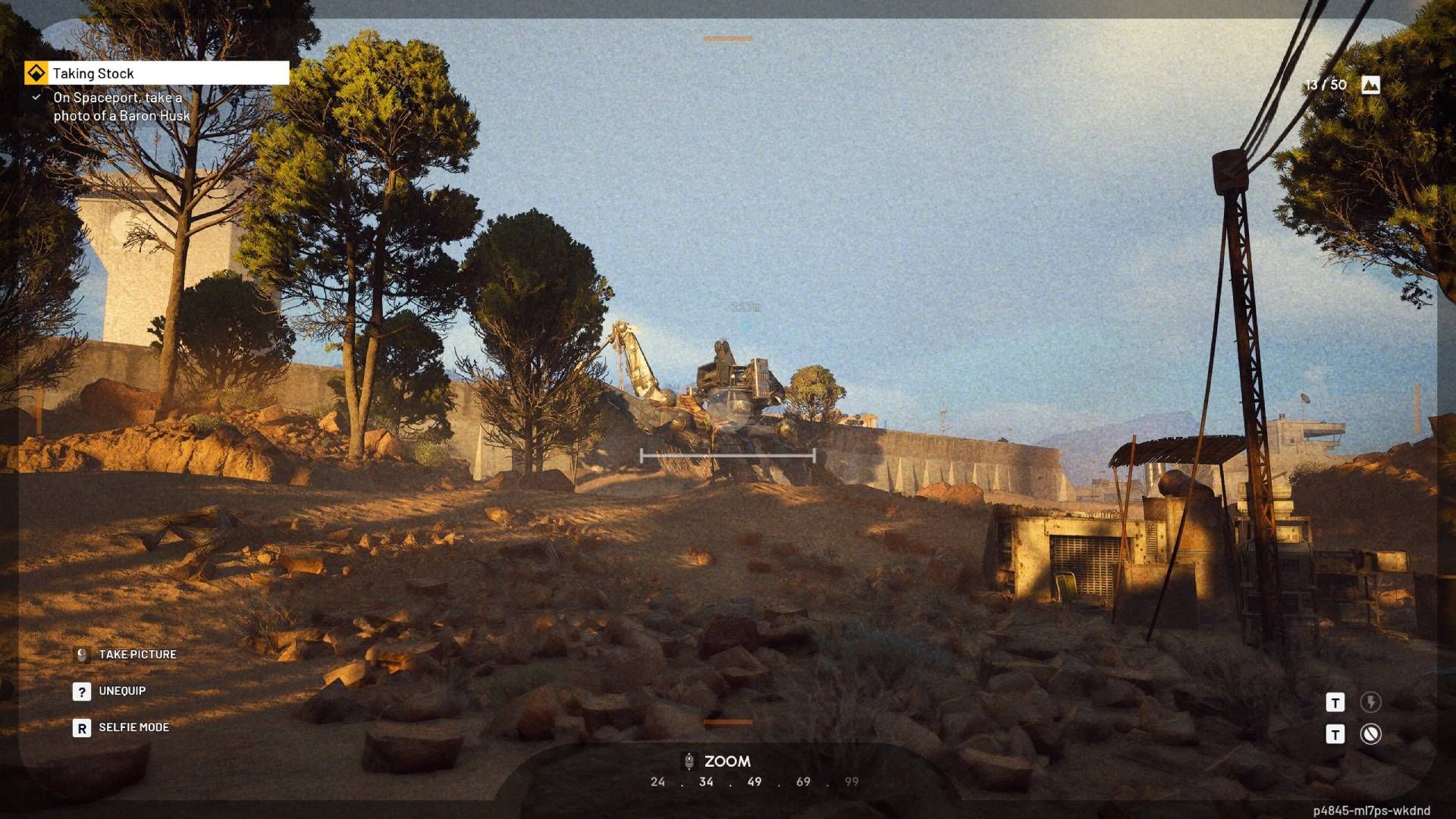 A Baron Husk on Spaceport in Arc Raiders.