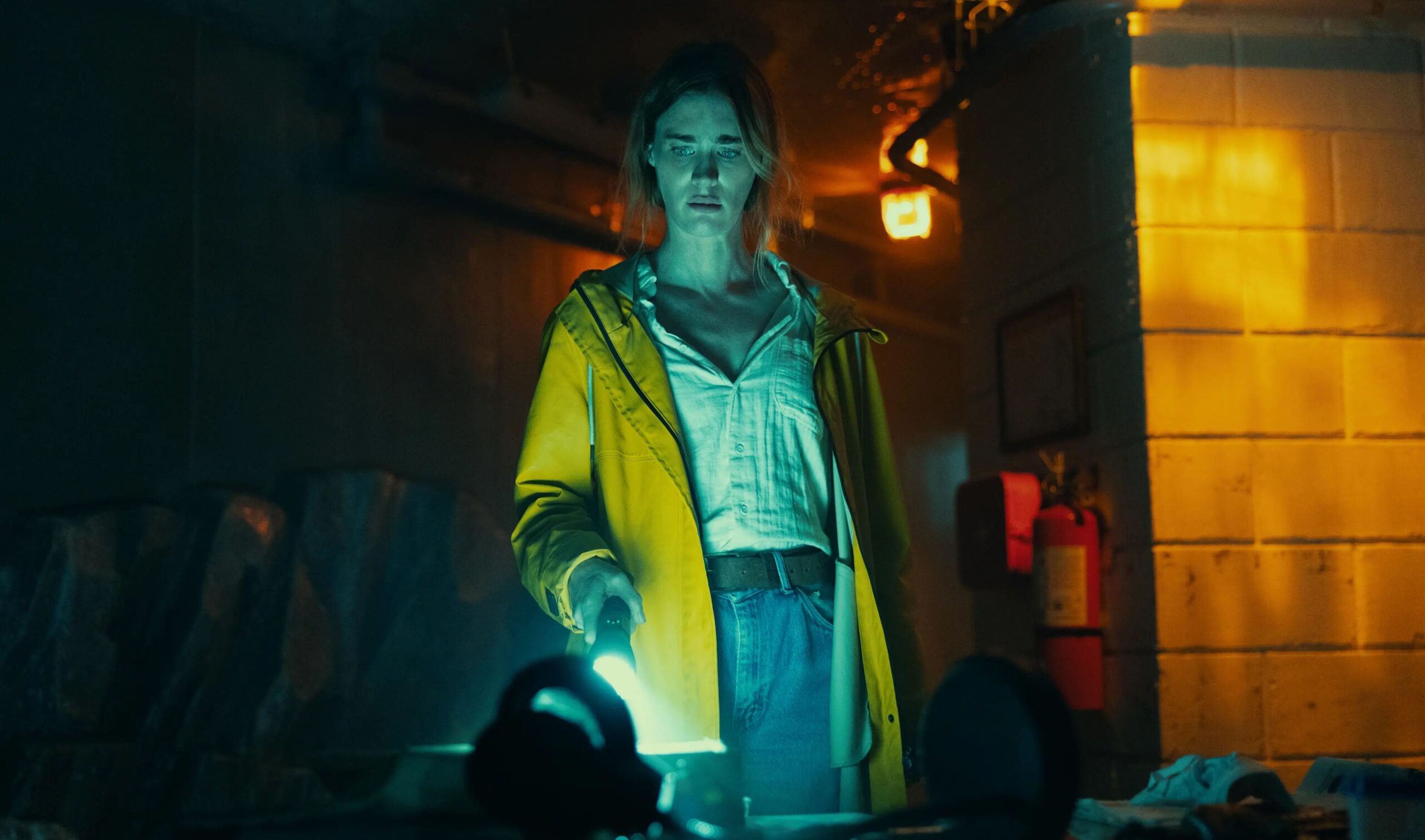 Mackenzie Davis plays Dr. Fonda Howander in the Netflix miniseries 'Below'.