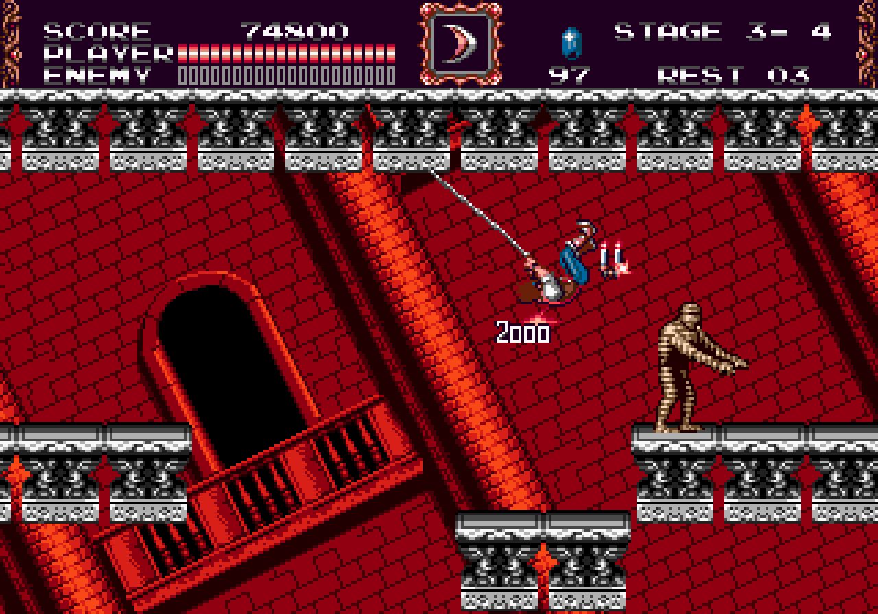 castlevania bloodlines screenshot sega