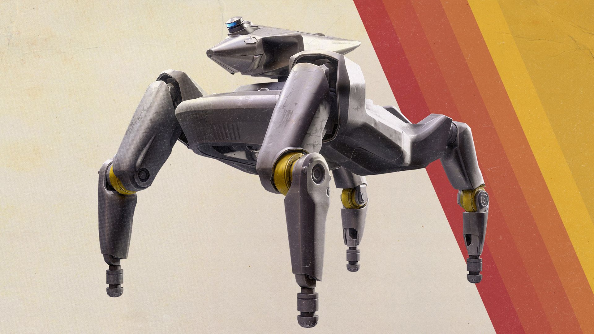 A Bully Arc, which looks like a robot with four legs, from Arc Raiders.