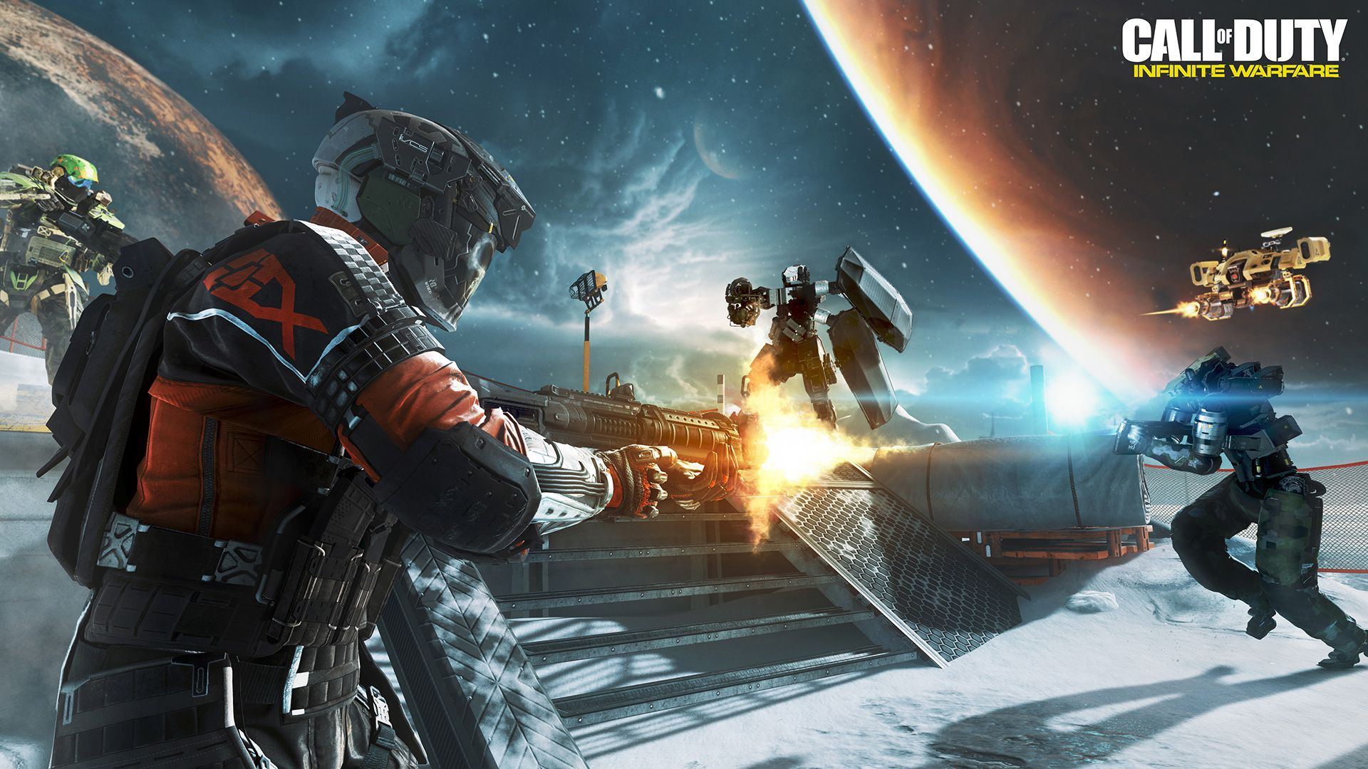 Call of Duty: Infinite Warfare - multiplayer combat on Frost map