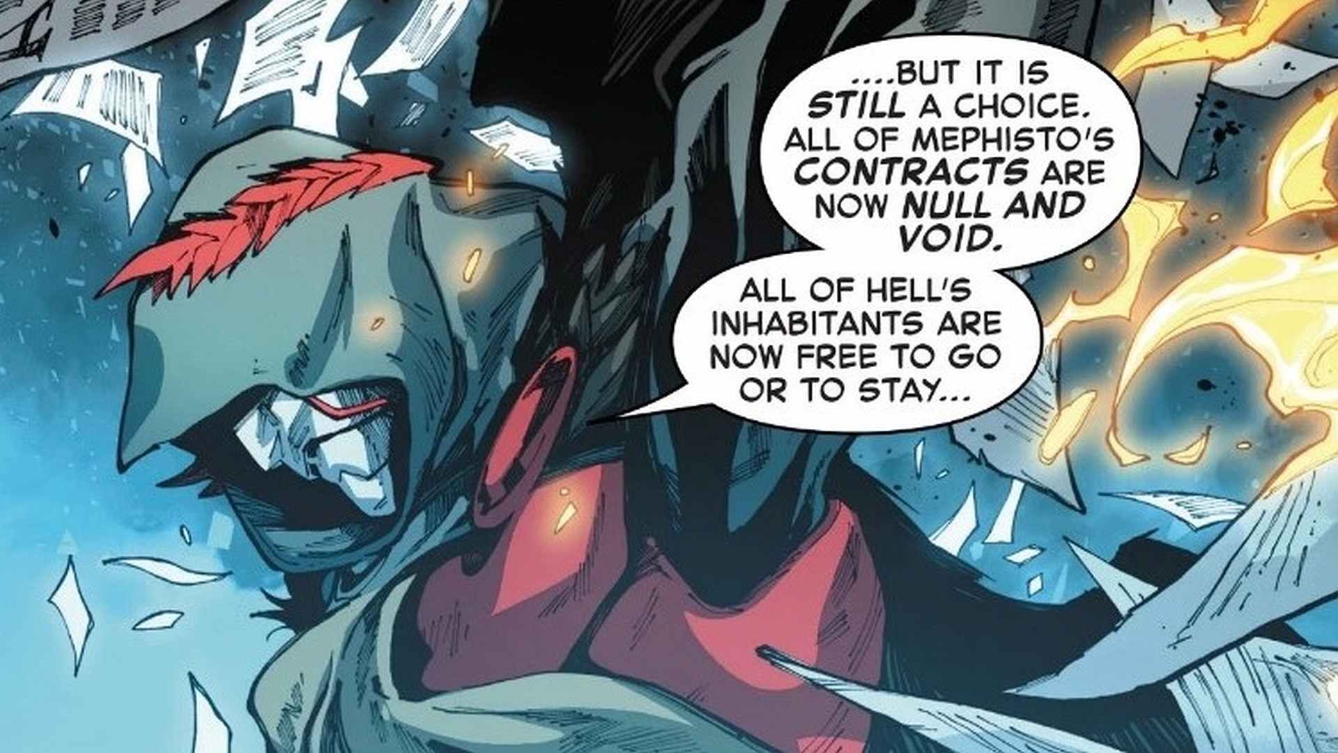 captain america doom in hell Cropped