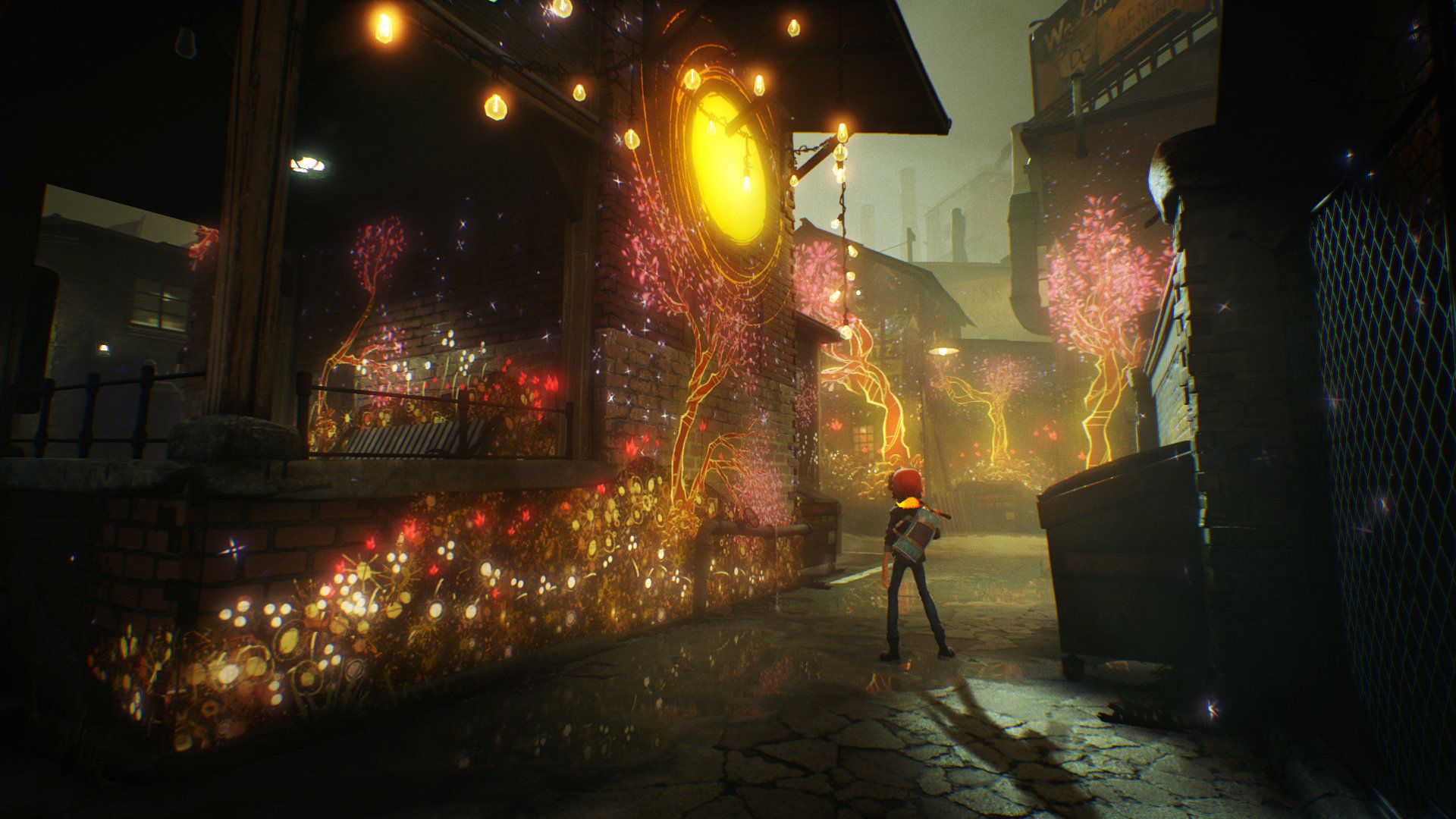 A screenshot of Ash in Concrete Genie