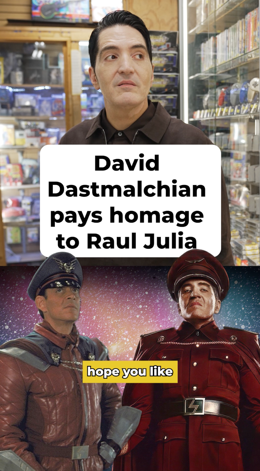 David Dastmalchian honours Raul Julia’s Street Fighter legacy