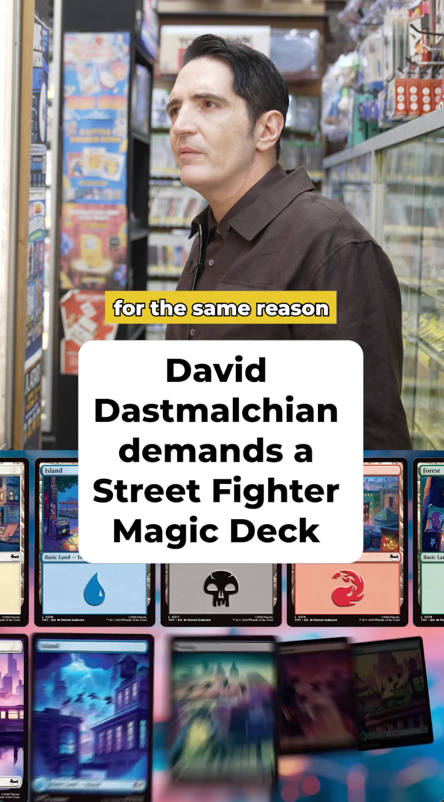 David Dastmalchian wants another Street Fighter Secret Lair crossover