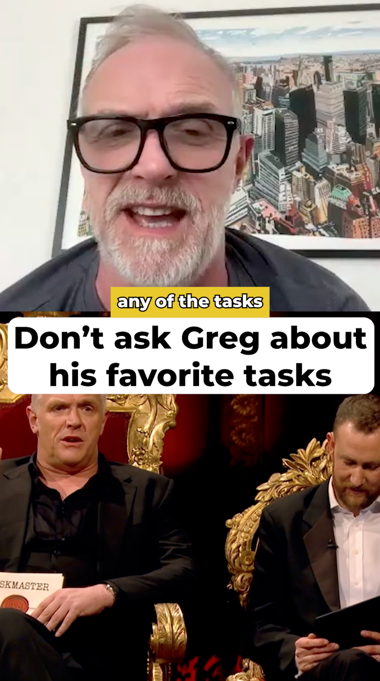 Why Greg Davies Gives Just One Taskmaster Answer
