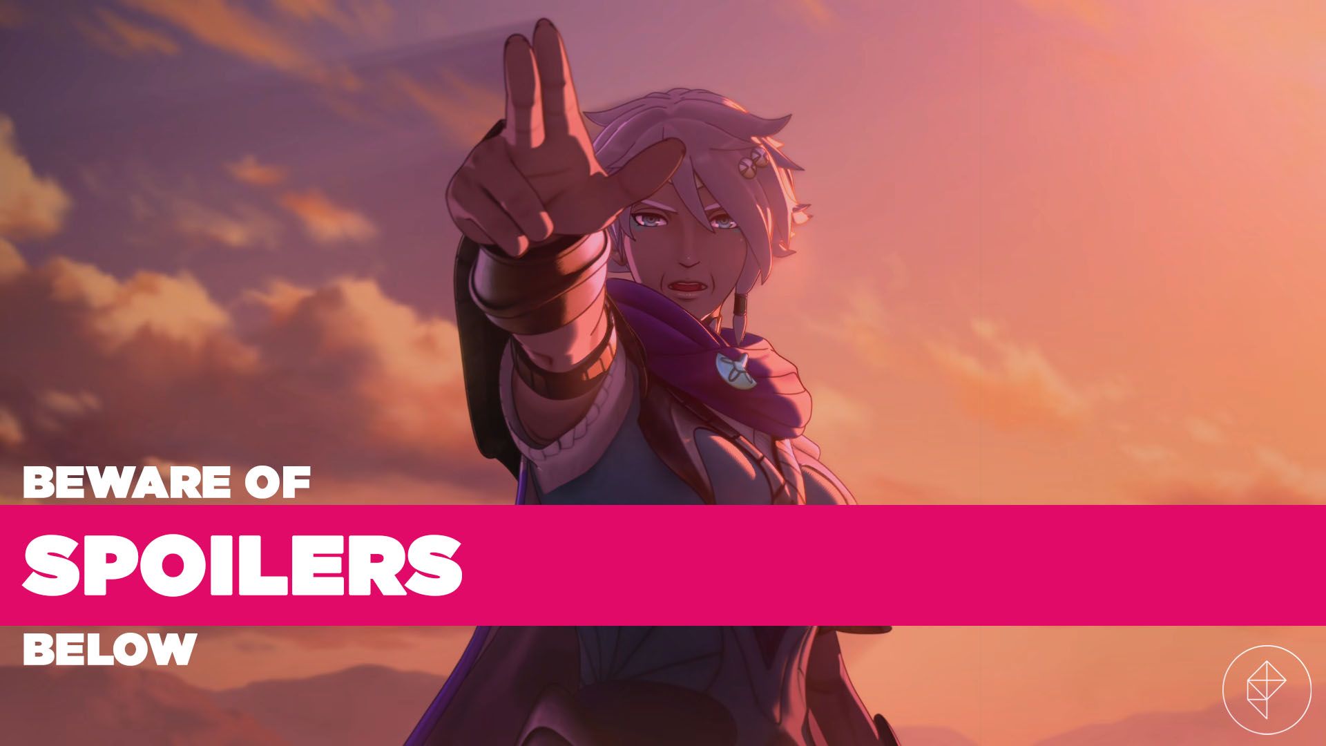 A Fire Emblem: Fortune's Weave with the words "Beware of Spoilers Below" in front of it
