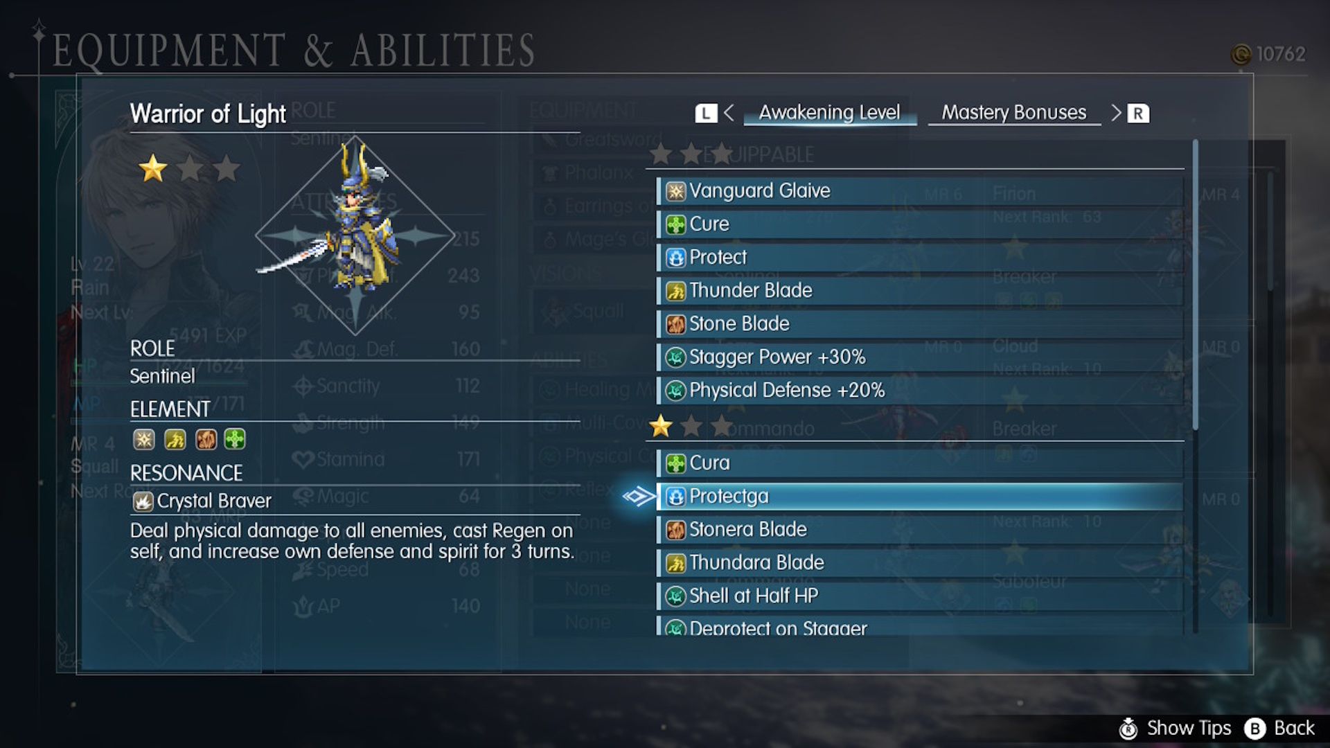 WoL in Final Fantasy Resonance