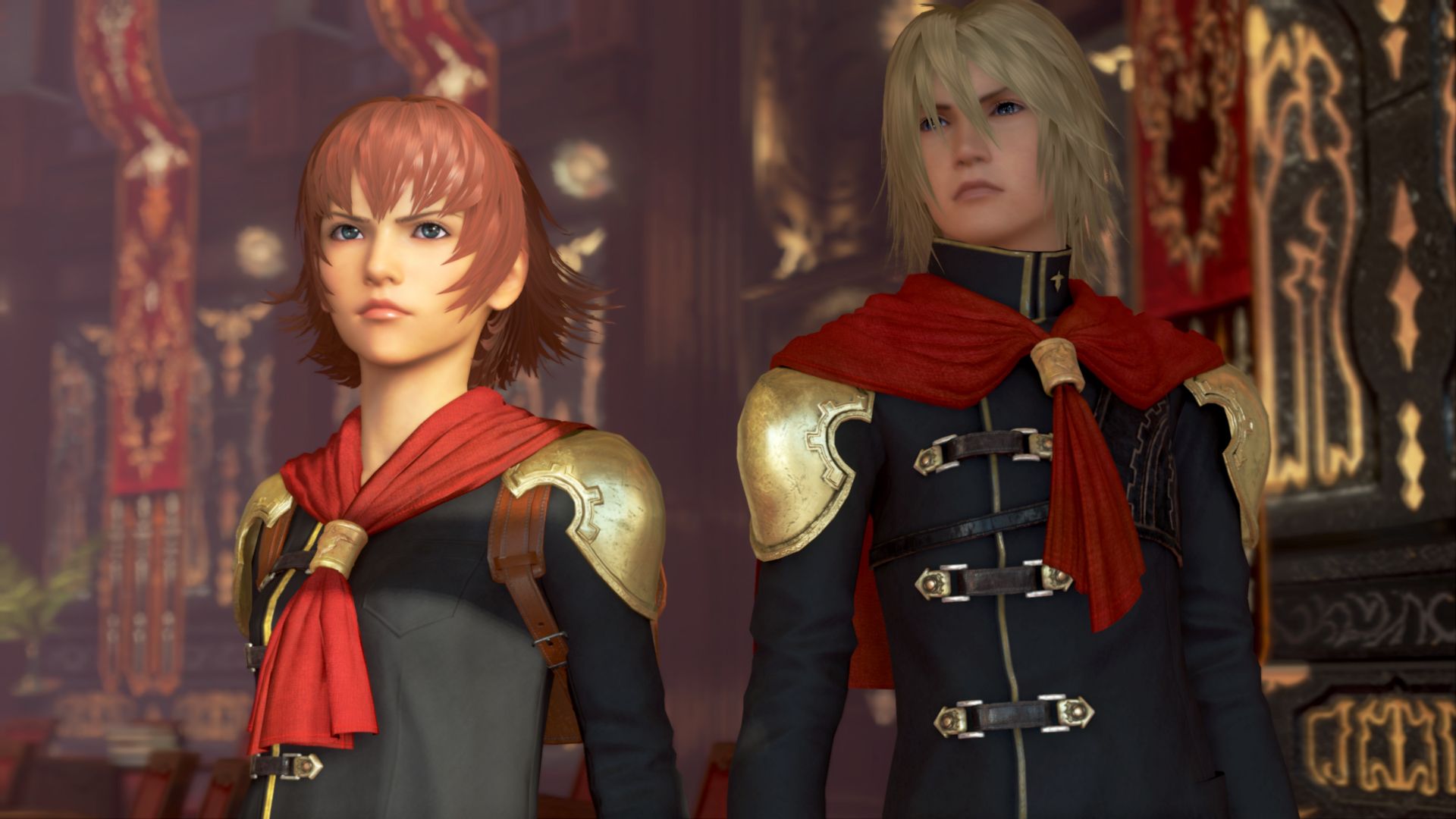 Two members of Class 0 in Final Fantasy Type-0