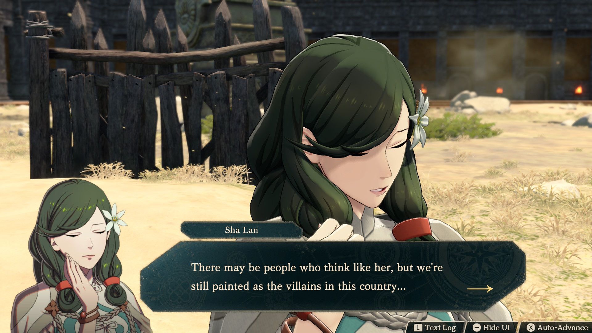 Sha Lan in Fire Emblem Fortune's Weave