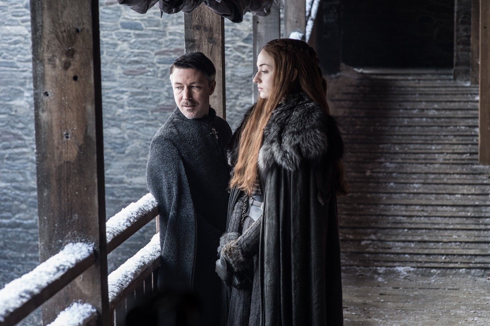 Game of Thrones season 7 photos - Littlefinger/Sansa
