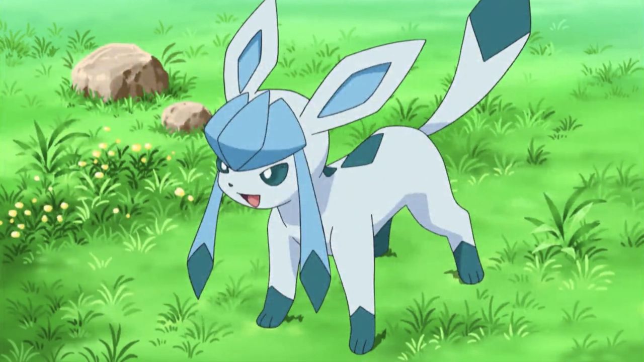 Glaceon Screenshot from Pokémon anime