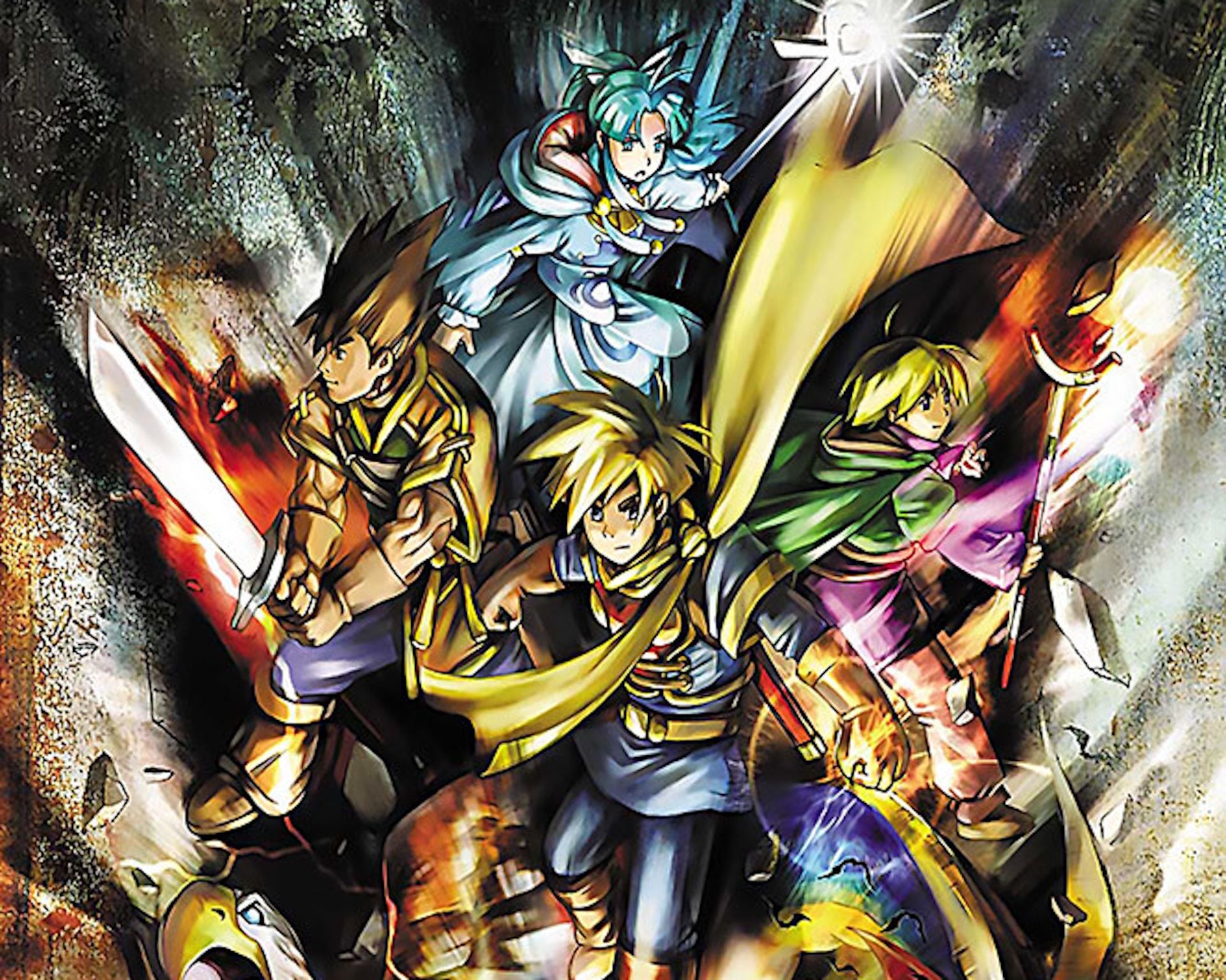 The cover art of Golden Sun