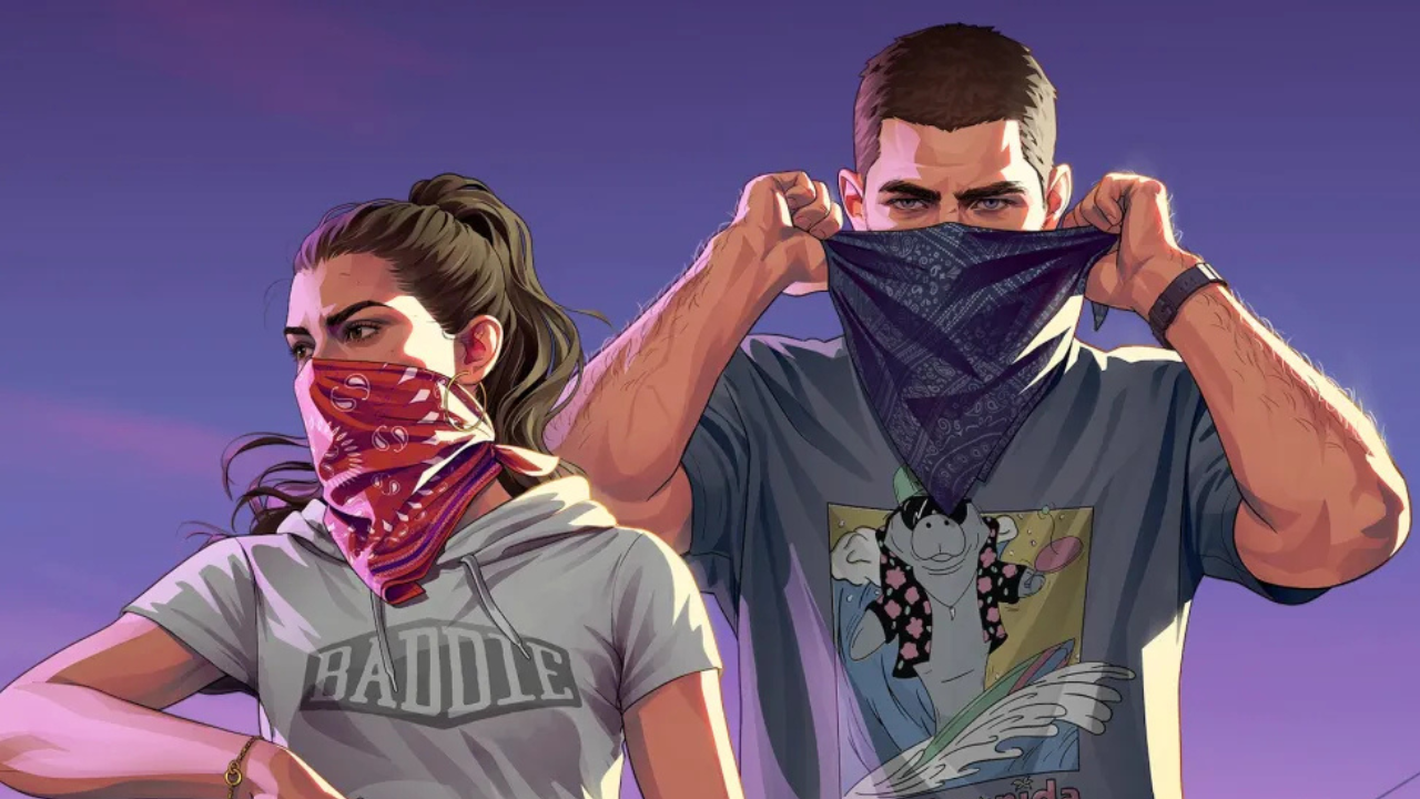 Official art of Lucia and Jason in Grand Theft Auto 6
