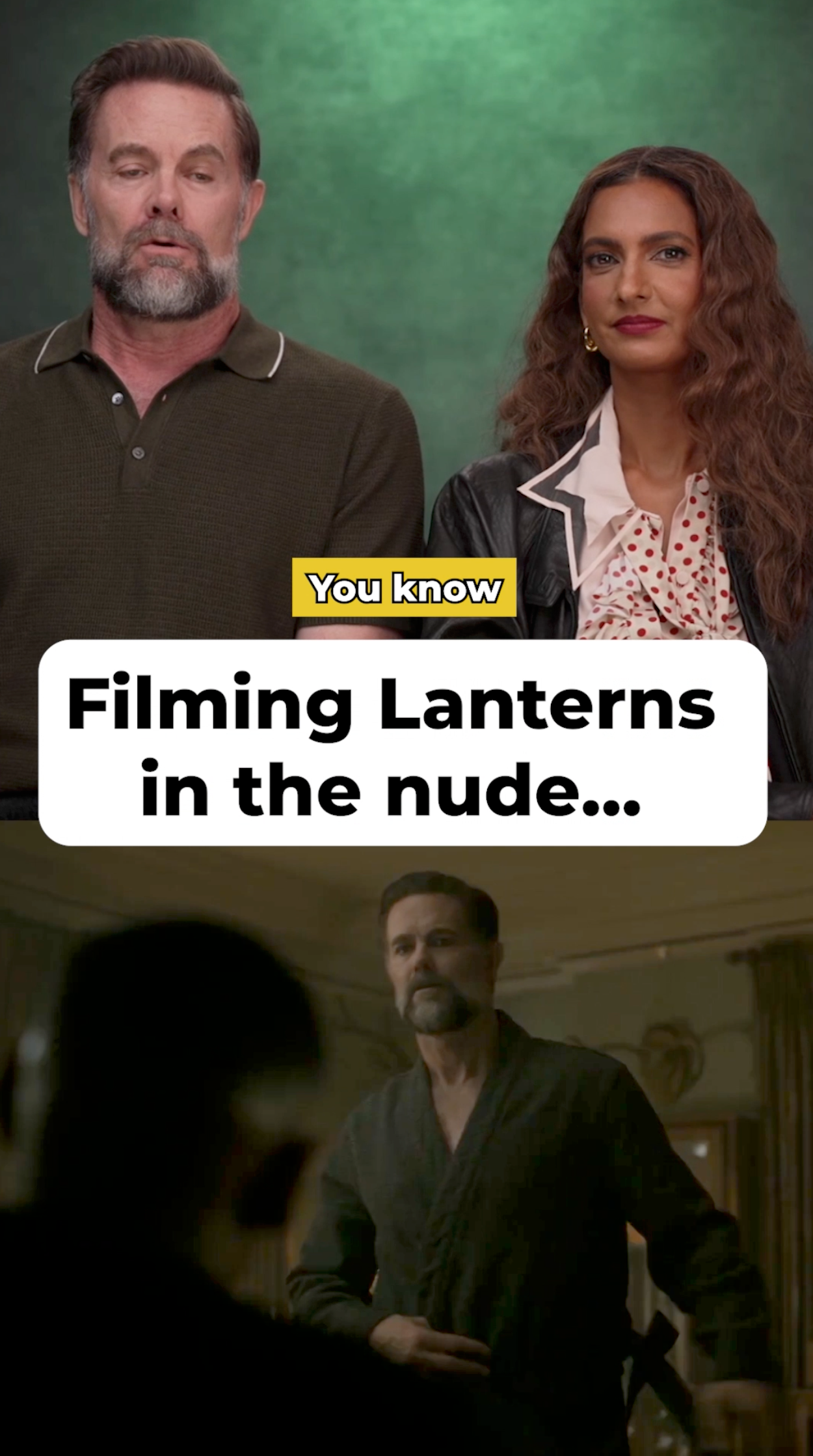 He bared it all in Lanterns
