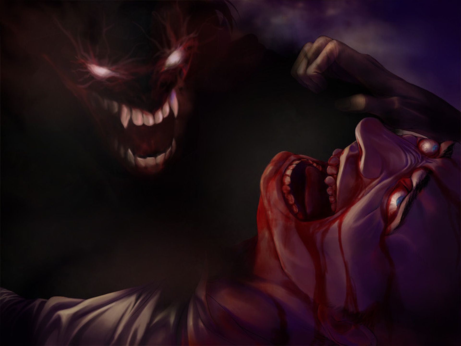 The beast in The House in Fata Morgana