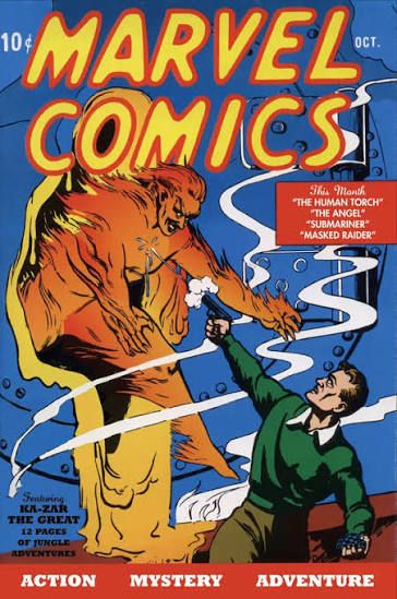the human torch 1939 marvel comics