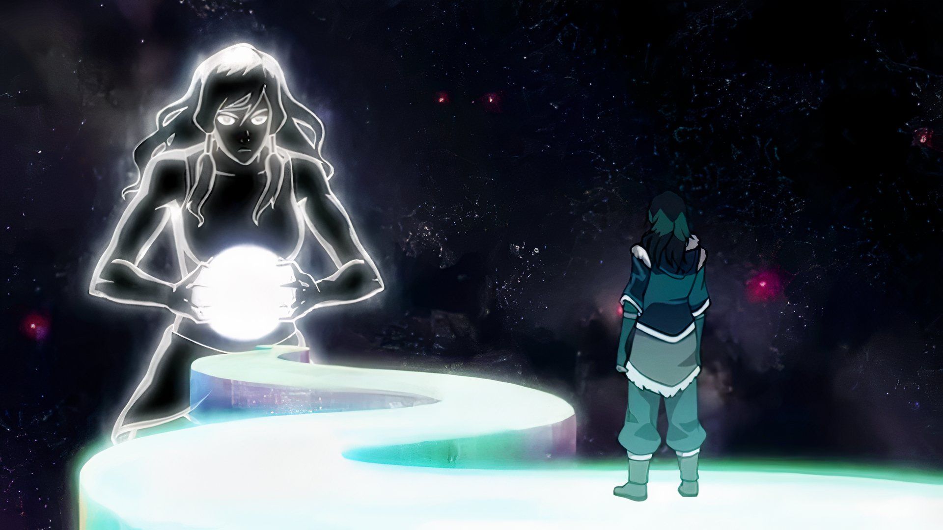legend of korra light in the dark cosmic light bridge