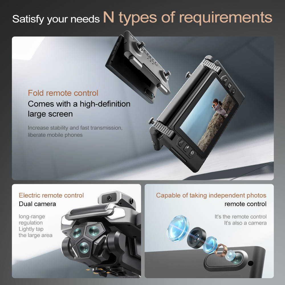 M66 Camera Drone with Screen Remote - Image 2